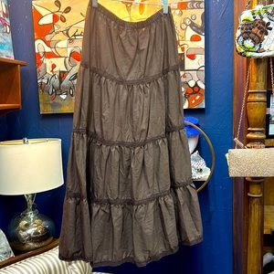 Long Brown Skirt
